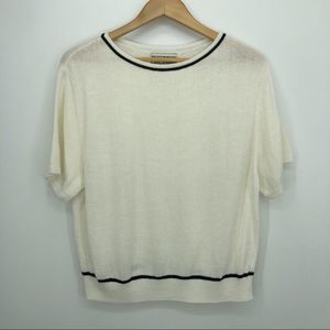 Vintage San Remo white knit top